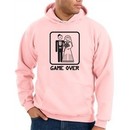 Game Over Hoodie Sweatshirt Funny Marriage Pink Hoody ? Black Print