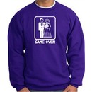 Game Over Sweatshirt Funny Marriage Purple Sweatshirt