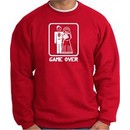 Game Over Sweatshirt Funny Marriage Red Sweatshirt
