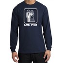Game Over Long Sleeve Shirt Funny Marriage Navy Shirt