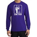 Game Over Long Sleeve Shirt Funny Marriage Purple Shirt