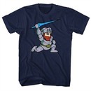 Ghost'N Goblins Shirt Arthur Navy Blue T-Shirt