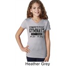 Girls Gymnastics Shirt Competitive Gymnast V-Neck Tee T-Shirt