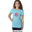 Girls UK Flag Shirt Union Jack Small Tee T-Shirt