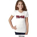 Girls Yoga Shirt Classic Rock Yoga V-Neck Tee T-Shirt