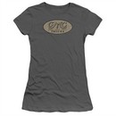 GMC Juniors Shirt Vintage Oval Logo Charcoal T-Shirt