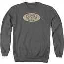GMC Sweatshirt Vintage Oval Logo Adult Charcoal Sweat Shirt