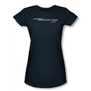 The Good Wife Juniors Shirt Law Offices Navy T-Shirt