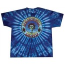 Grateful Dead T-shirt Tie Dye Skull and Roses Adult Shirt Tee