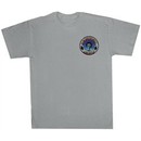 Grateful Dead Shirt Skull and Roses Adult Silver Tee T-Shirt
