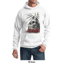 Halloween Day of the Dead Candle Skull Hoodie