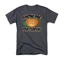 Halloween Shirt Show Me Charcoal T-Shirt