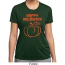 Happy Halloween with Pumpkin Sketch Ladies Dry Wicking T-shirt