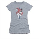 Harley Quinn Shirt Juniors Profile Athletic Heather T-Shirt