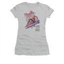 Harley Quinn Shirt Juniors The Bomb Silver T-Shirt