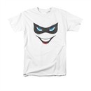 Harley Quinn Shirt Mask White T-Shirt