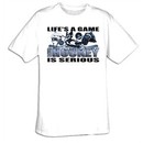 Hockey Is Serious Sport Adult T-shirt Tee Shirt