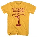 Hoosiers Shirt Distressed Number 1 Gold T-Shirt