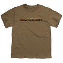 Hummer Kids Shirt Sunset Logo Safari Green T-Shirt