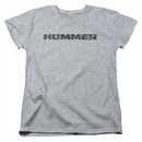 Hummer Womens Shirt Distressed Logo Athletic Heather T-Shirt