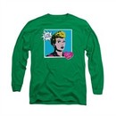 I Love Lucy Shirt I Love Worhol Lol Long Sleeve Kelly Green Tee T-Shirt