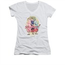 I Love Lucy Shirt Juniors V Neck Dreamy! White Tee T-Shirt