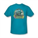 I Love Lucy Shirt Lucy's Luau Adult Turquoise Tee T-Shirt