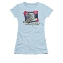 I Love Lucy Shirt Work Of Art Juniors Light Blue Tee T-Shirt