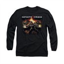 Infinite Crisis Shirt Batman Long Sleeve Black Tee T-Shirt