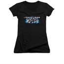 Infinite Crisis Shirt Juniors V Neck Wonder Woman Black T-Shirt