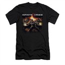 Infinite Crisis Shirt Slim Fit Batman Black T-Shirt