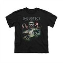 Injustice Gods Among Us Shirt Kids Superman VS Batman Black T-Shirt
