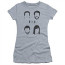It's Always Sunny In Philadelphia Juniors Shirt Casted Shadows Athletic Heather T-Shirt