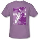 James Dean T-shirt Despondent Lilac Adult Tee Shirt