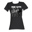 James Dean Juniors T-shirt New York 55 Coal Tee Shirt