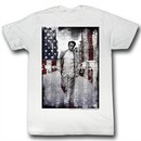 James Dean Shirt American Flag Adult White Tee T-Shirt