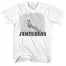 James Dean Shirt Chair Fence White T-Shirt