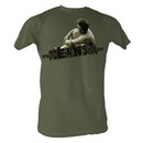 James Dean Shirt JD Dean 55 Adult Military Green Tee T-Shirt