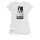 James Dean Shirt Juniors Graphic Rebel Silver T-Shirt