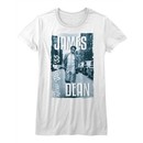 James Dean Shirt Juniors New York 55 White T-Shirt
