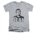 James Dean Shirt Slim Fit V-Neck The Dean Athletic Heather T-Shirt