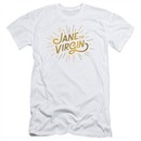 Jane The Virgin Slim Fit Shirt Golden Logo White Tee T-Shirt