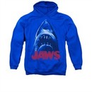 Jaws Hoodie From Below Royal Blue Sweatshirt Hoody
