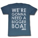 Jaws Shirt A Bigger Boat Slate T-Shirt