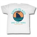 Jaws Shirt Amity Island White T-Shirt