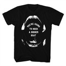Jaws Shirt Bigger Boat Black T-Shirt