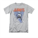 Jaws Shirt Comic Splash Athletic Heather T-Shirt