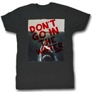 Jaws Shirt Don?t Go In The Water Charcoal T-Shirt
