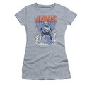 Jaws Shirt Juniors Comic Splash Athletic Heather T-Shirt