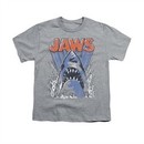Jaws Shirt Kids Comic Splash Athletic Heather T-Shirt